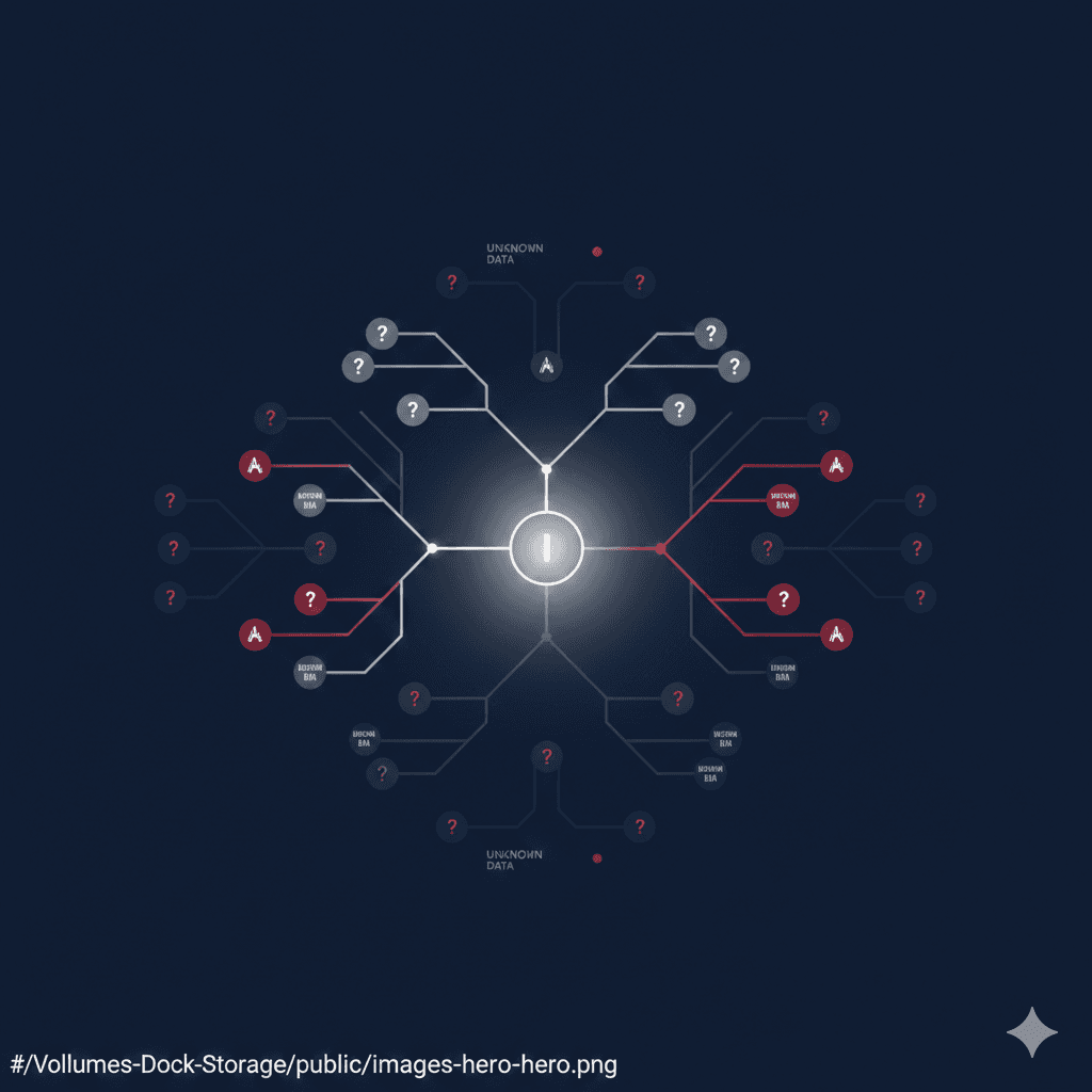 Abstract shield icon representing trustworthy AI in government contracting decision-making